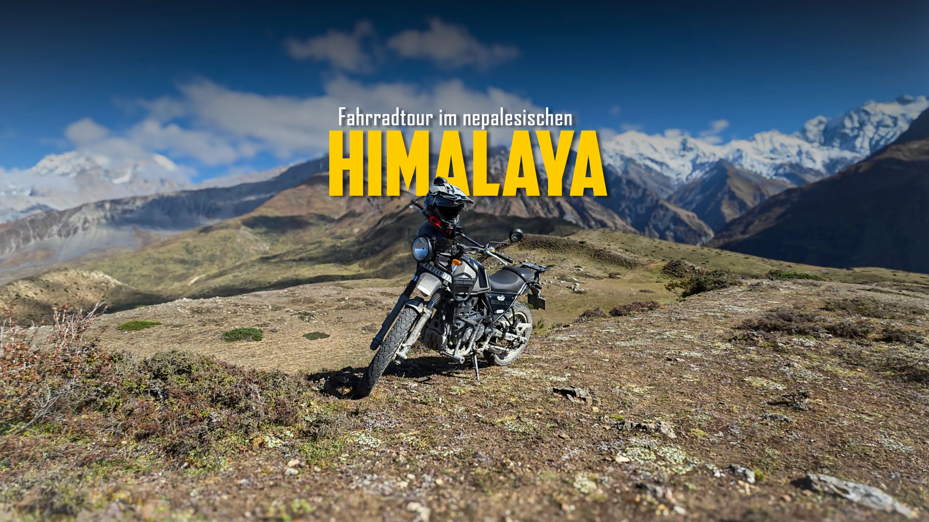 Fahrradtour im nepalesischen Himalaya