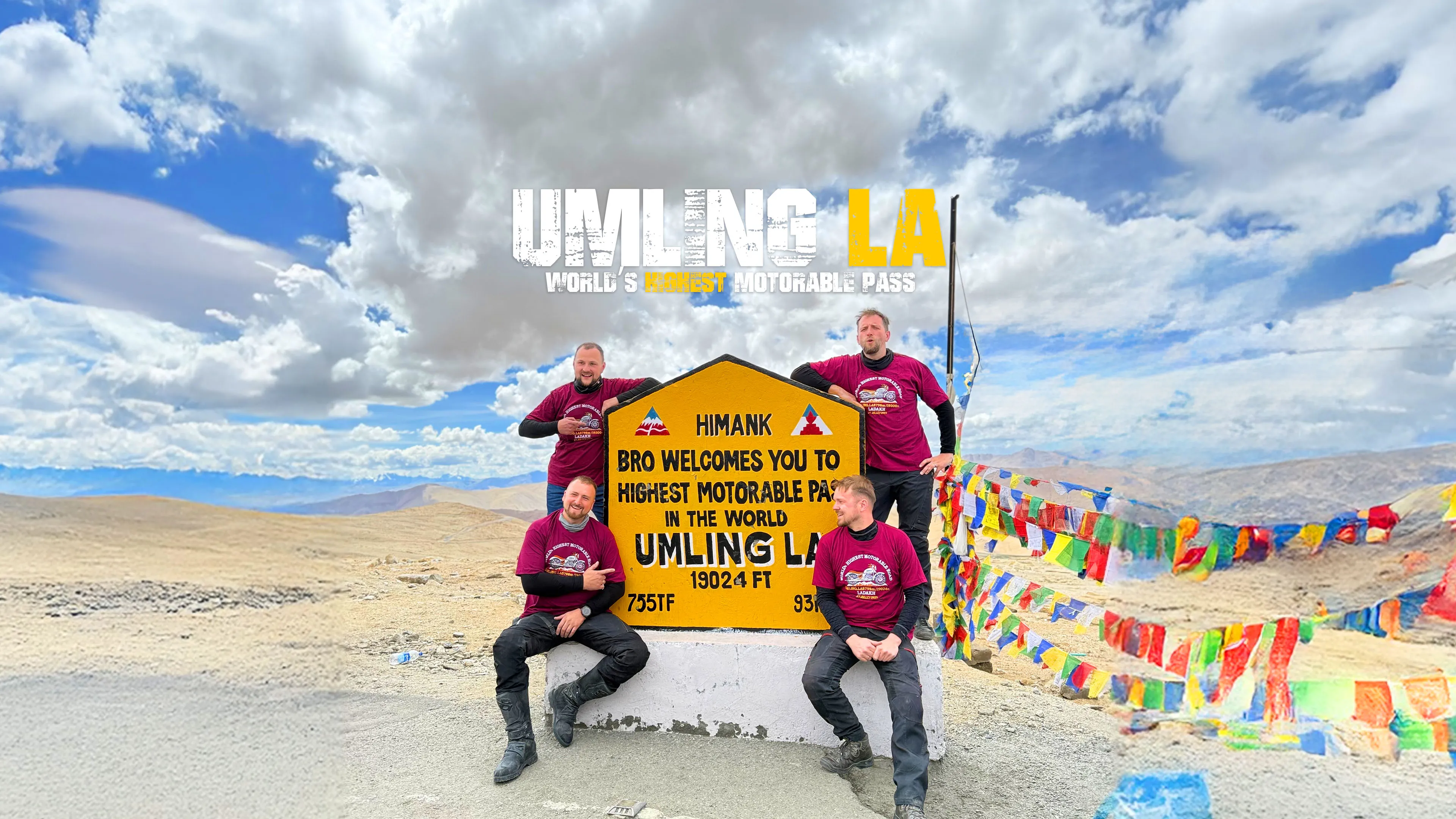 Umling La: World’s Highest Motorable Pass with Dream Riders