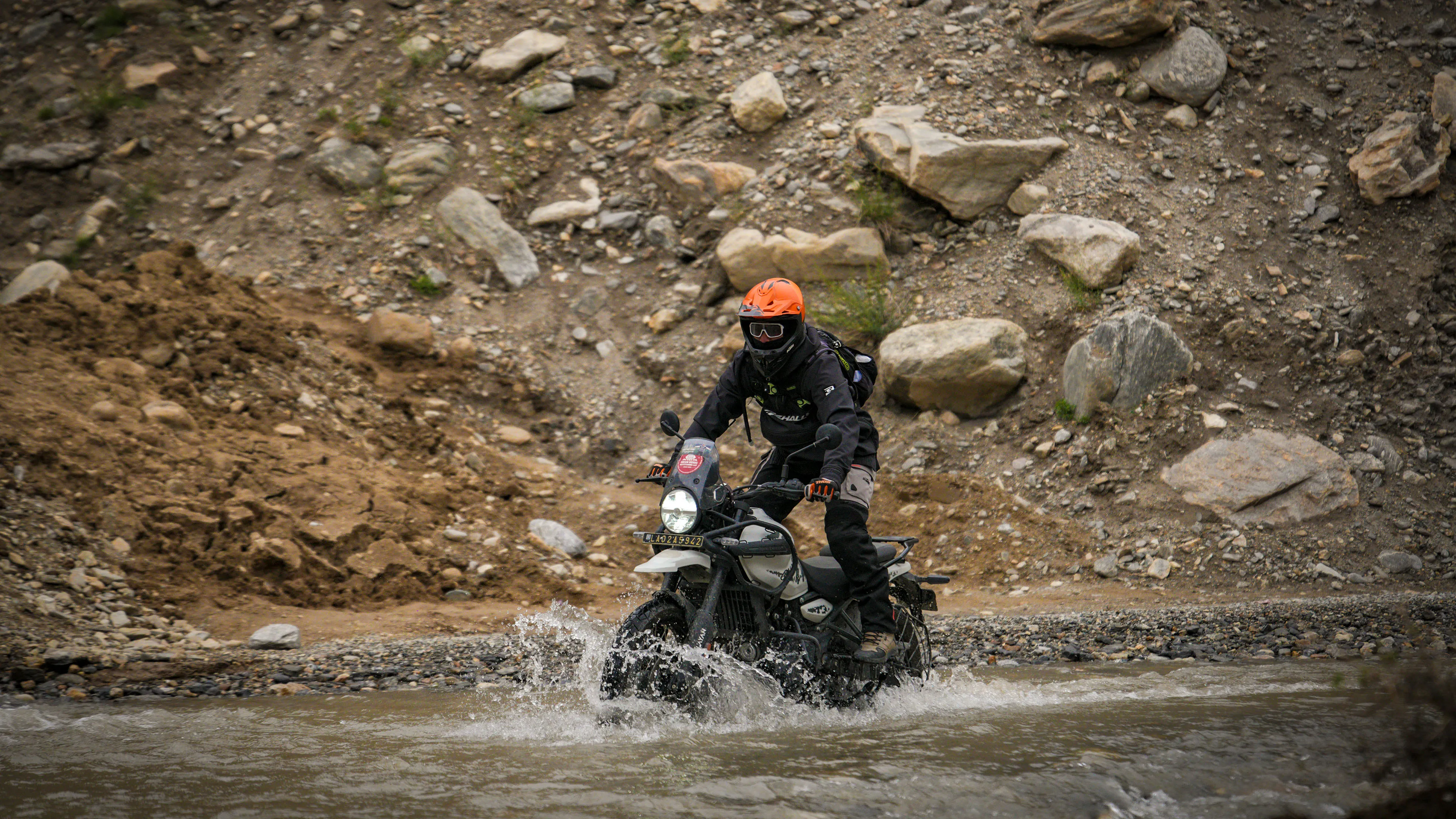 Water crossing in Zanskar