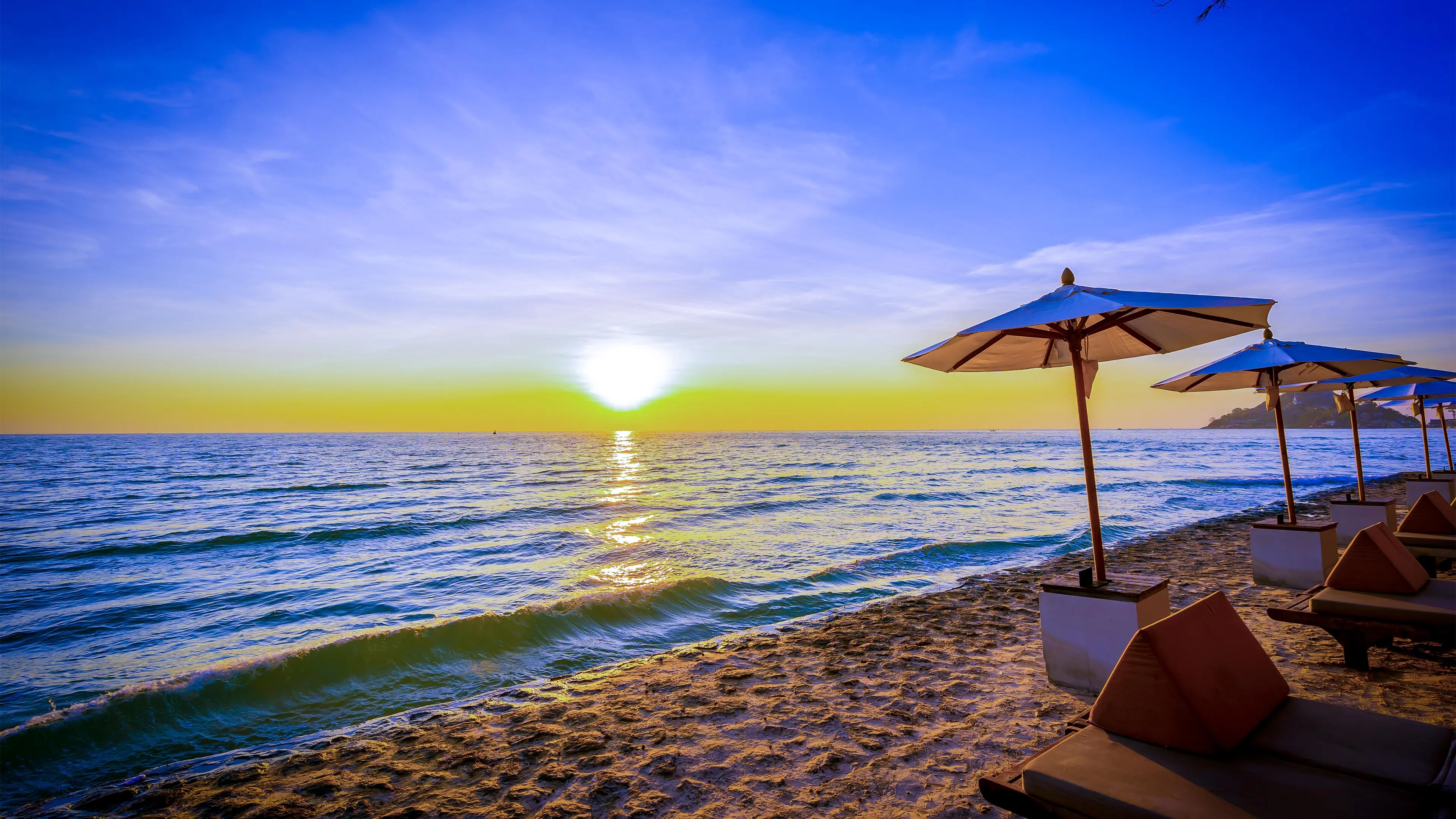 sunset at the beach