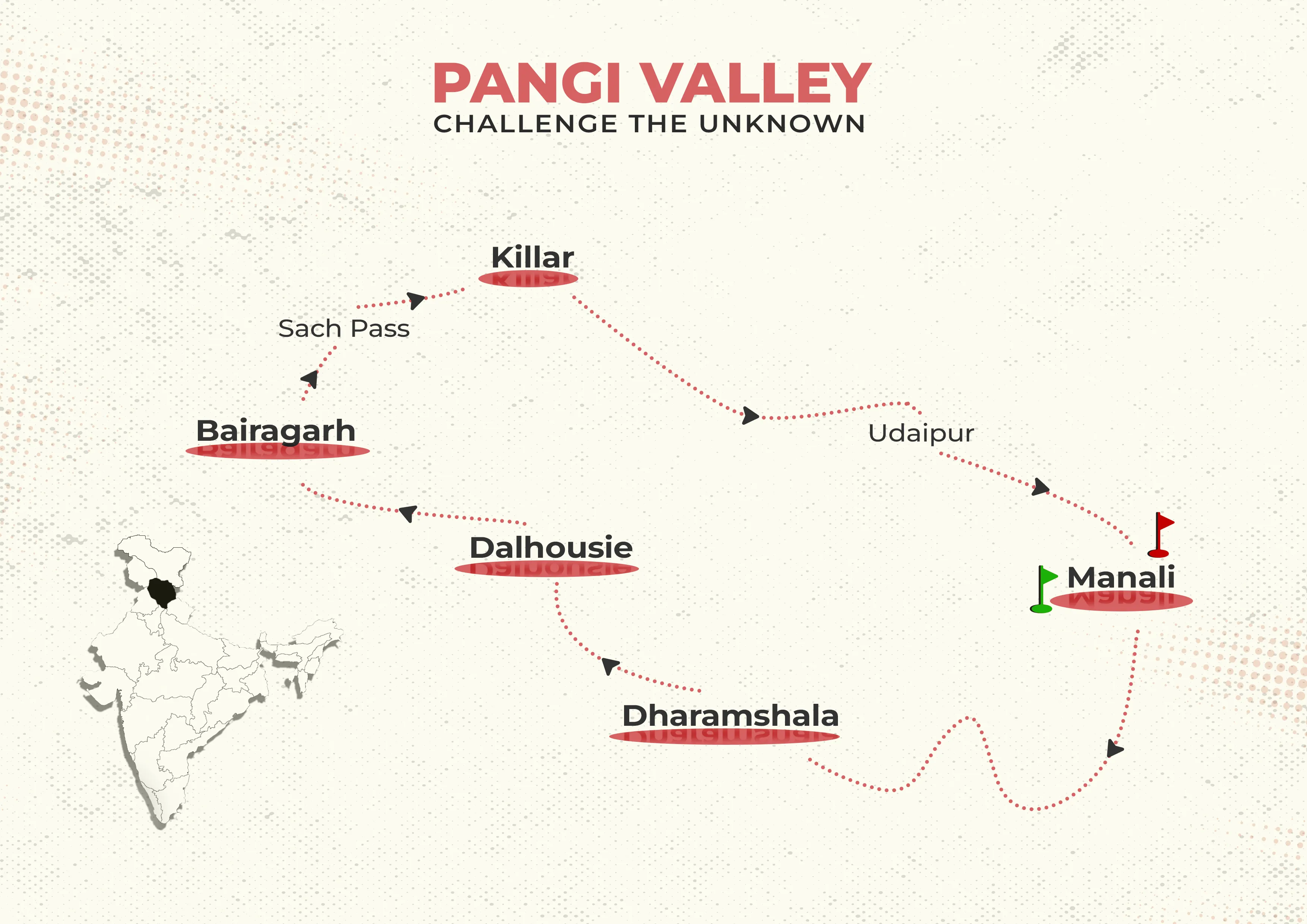 Pangi valley road map