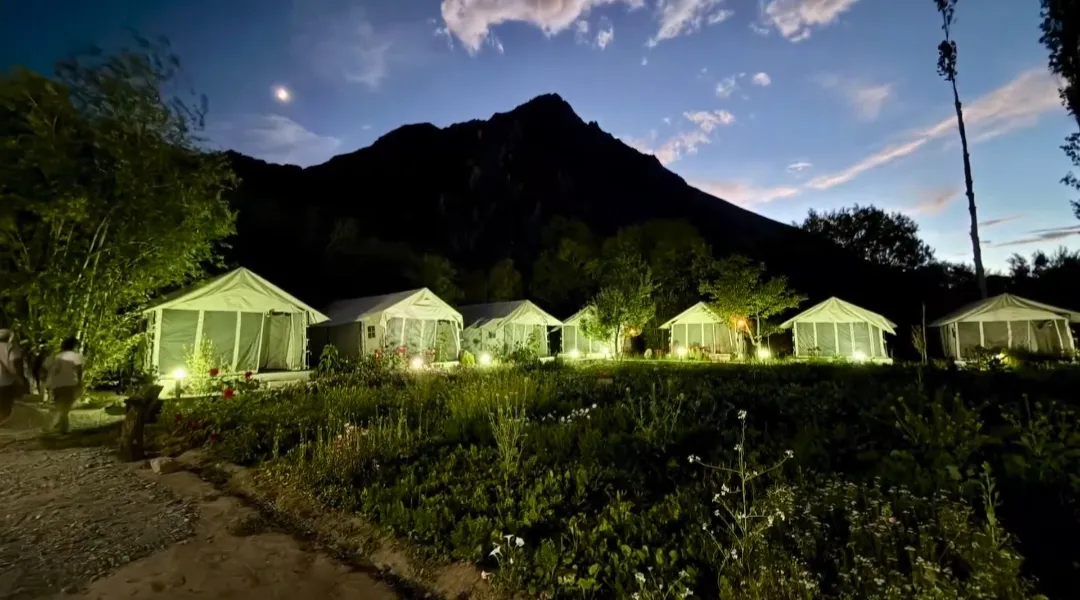 Luxuriöse Campingunterkunft
